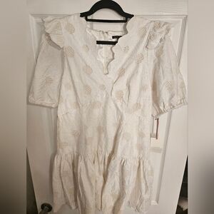 Nwt Alex Marie eyelet summer dress size 14p